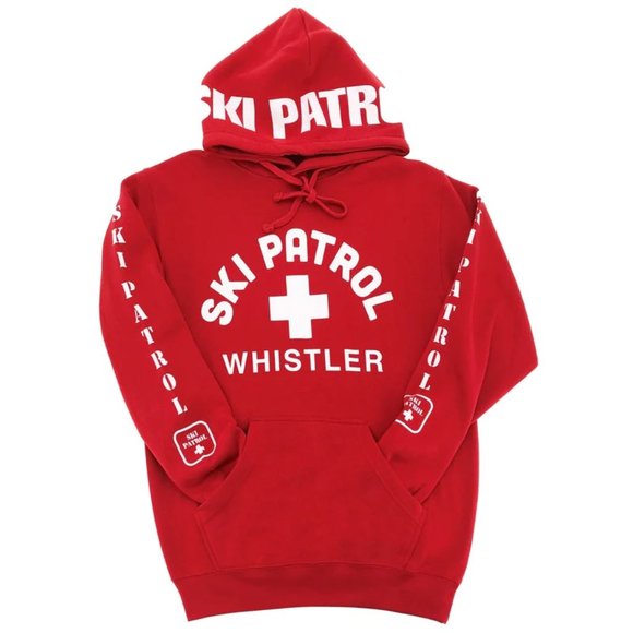 Whistler Ski Patrol Hoody Youth Unisex Red Small - Picture 1 of 2